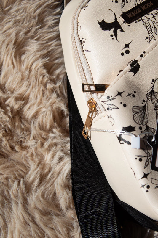 E-Reader Crossbody Bag | Ivory Swords