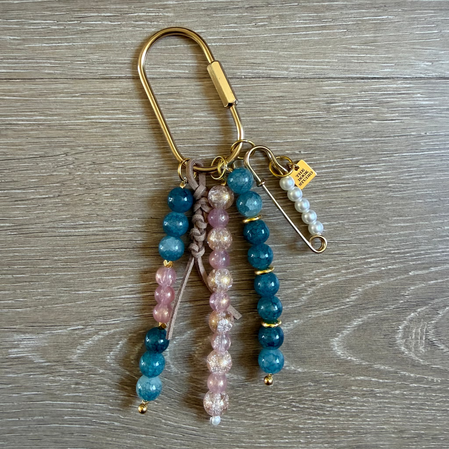 Carry Charm | Teal + Blush