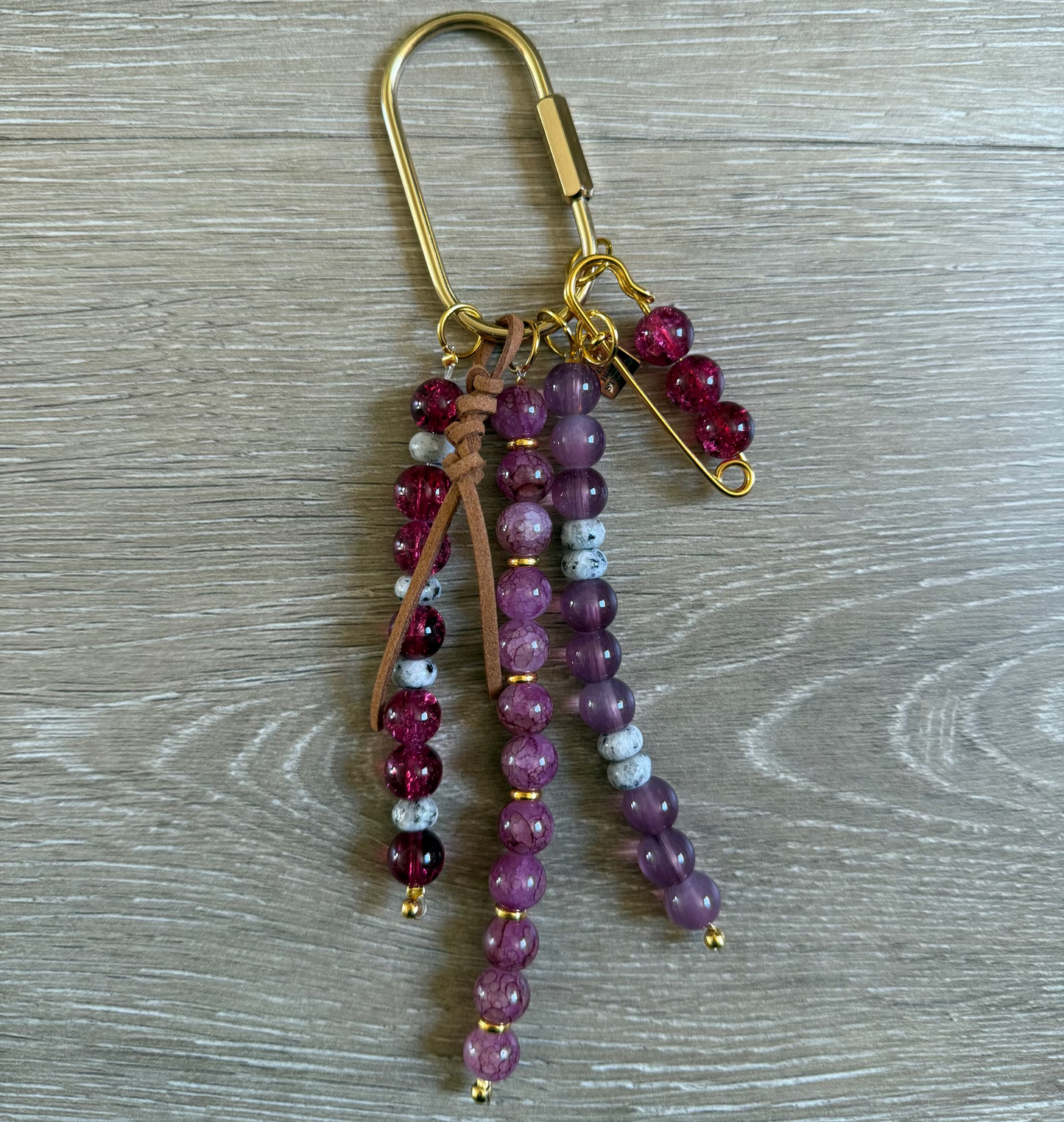Carry Charm | Berry + Plum