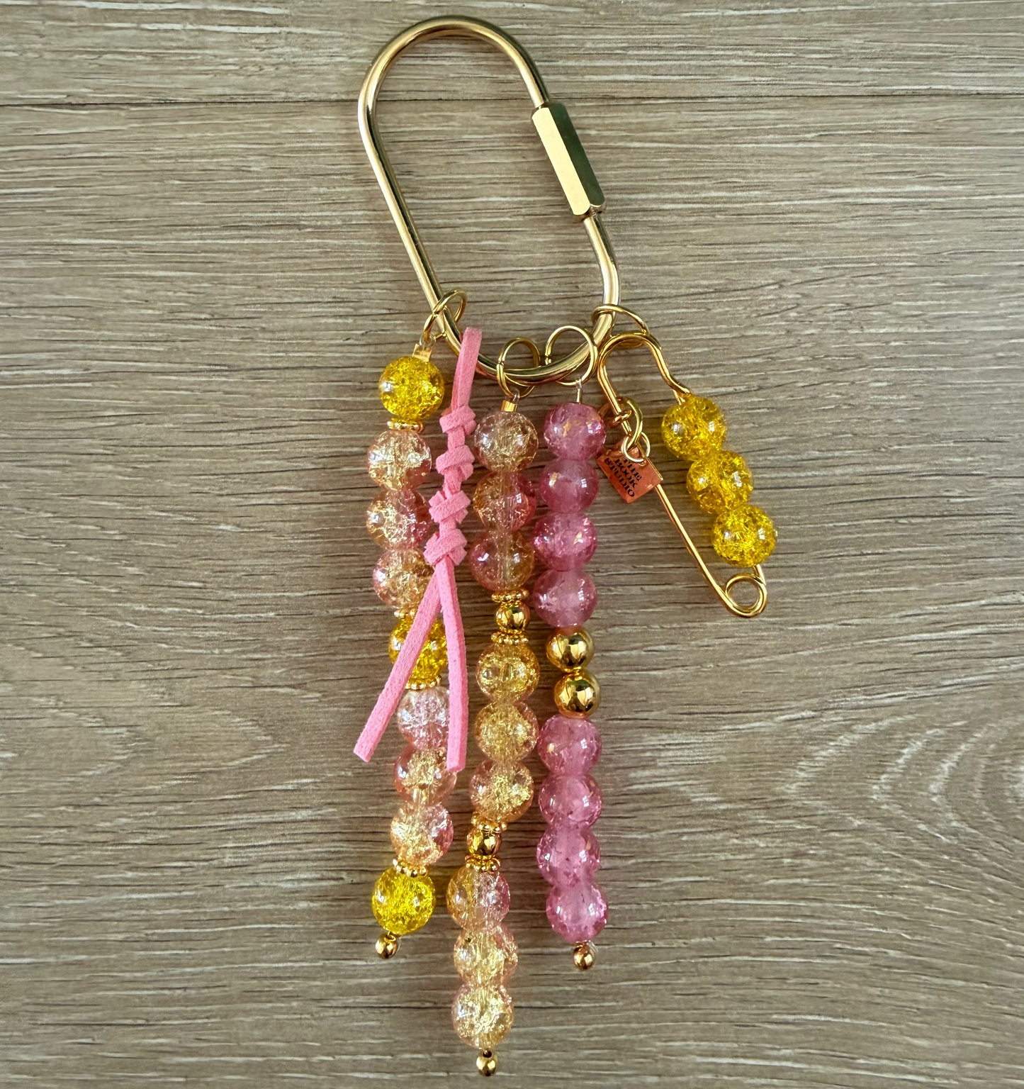Carry Charm | Pink + Marigold