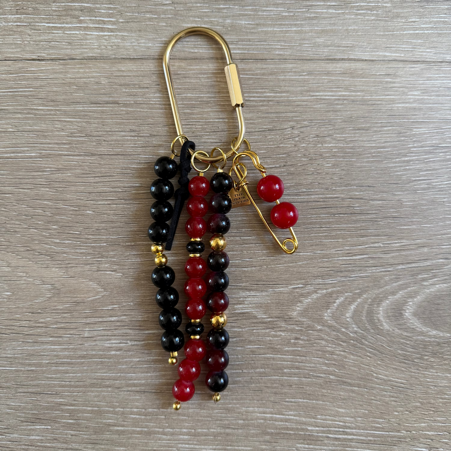 Carry Charm | Cherry + Onyx