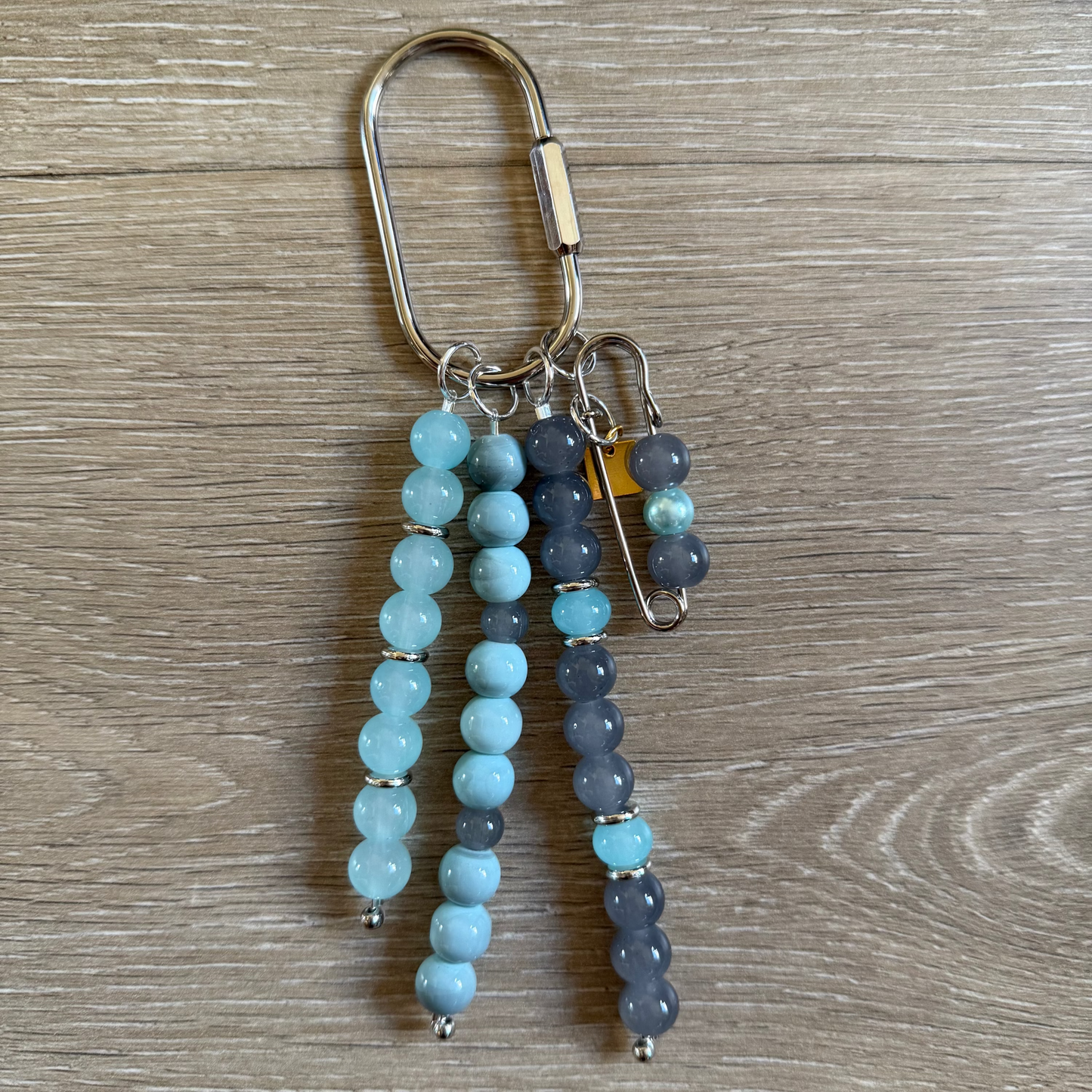 Carry Charm | Slate + Aqua