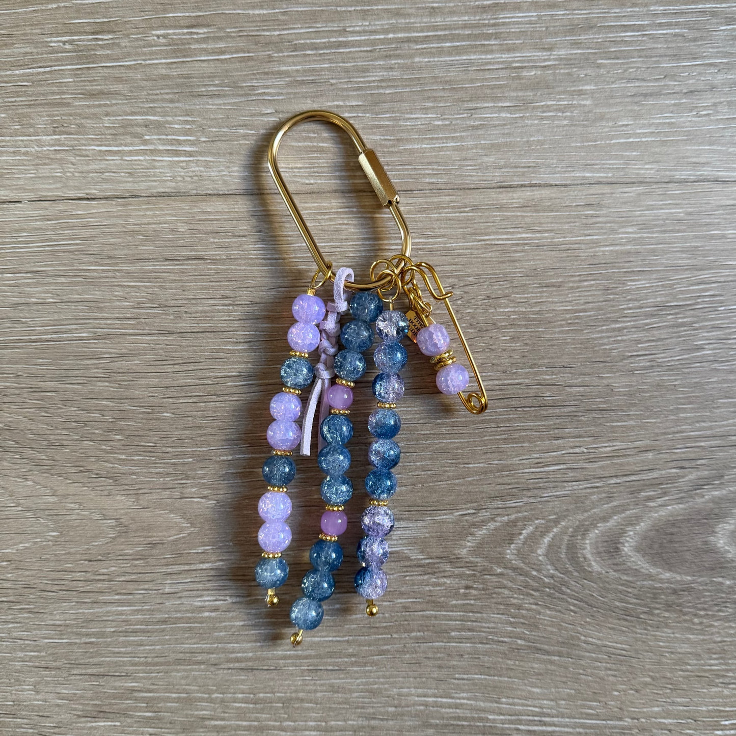 Carry Charm | Denim + Lavender