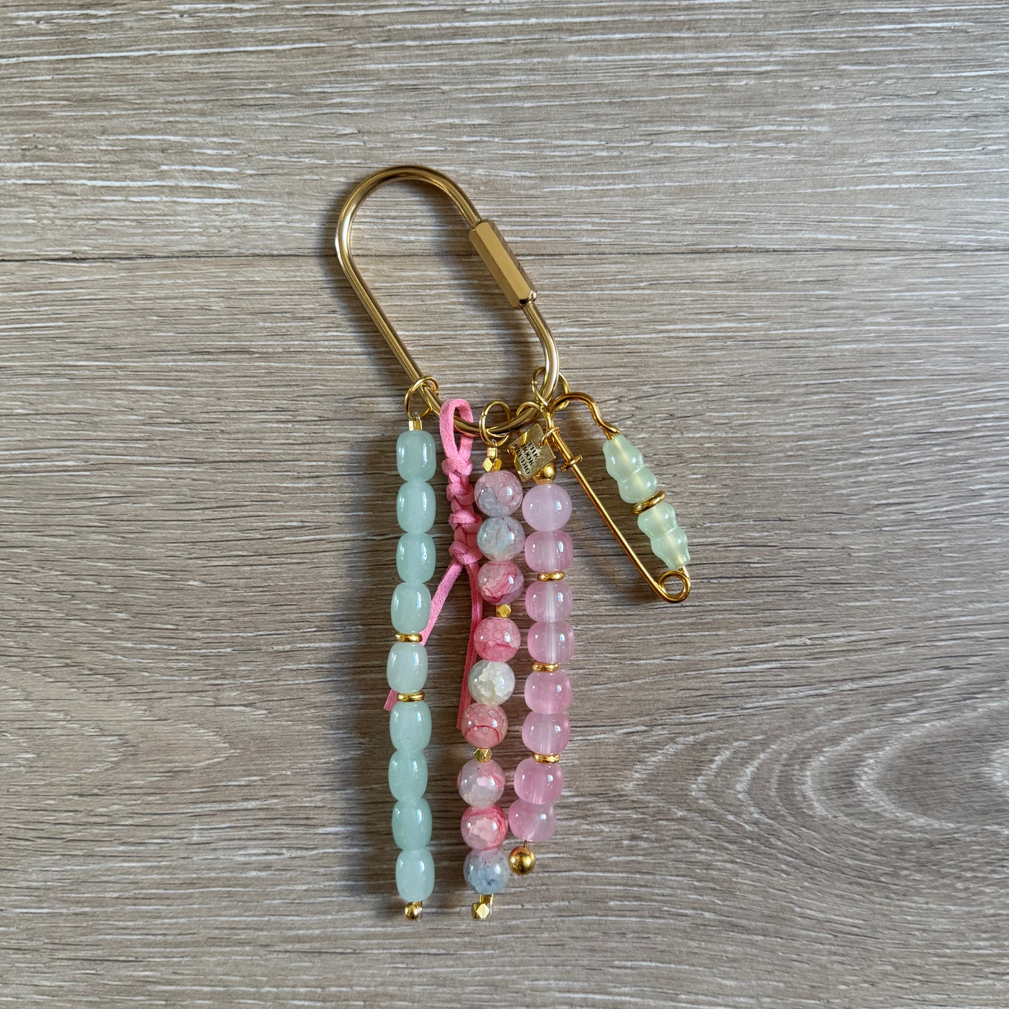 Carry Charm | Blush + Seafoam