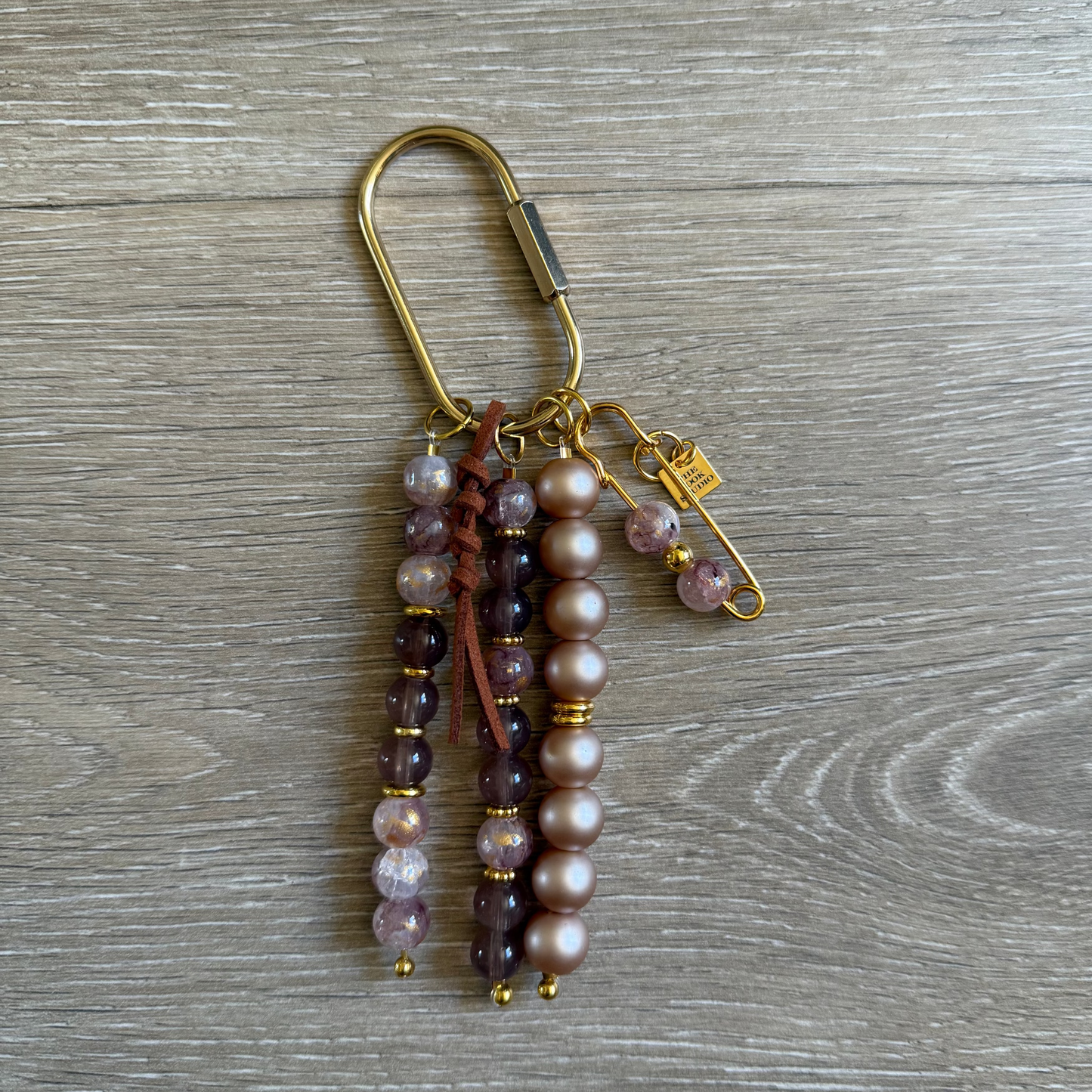 Carry Charm | Mocha + Mauve