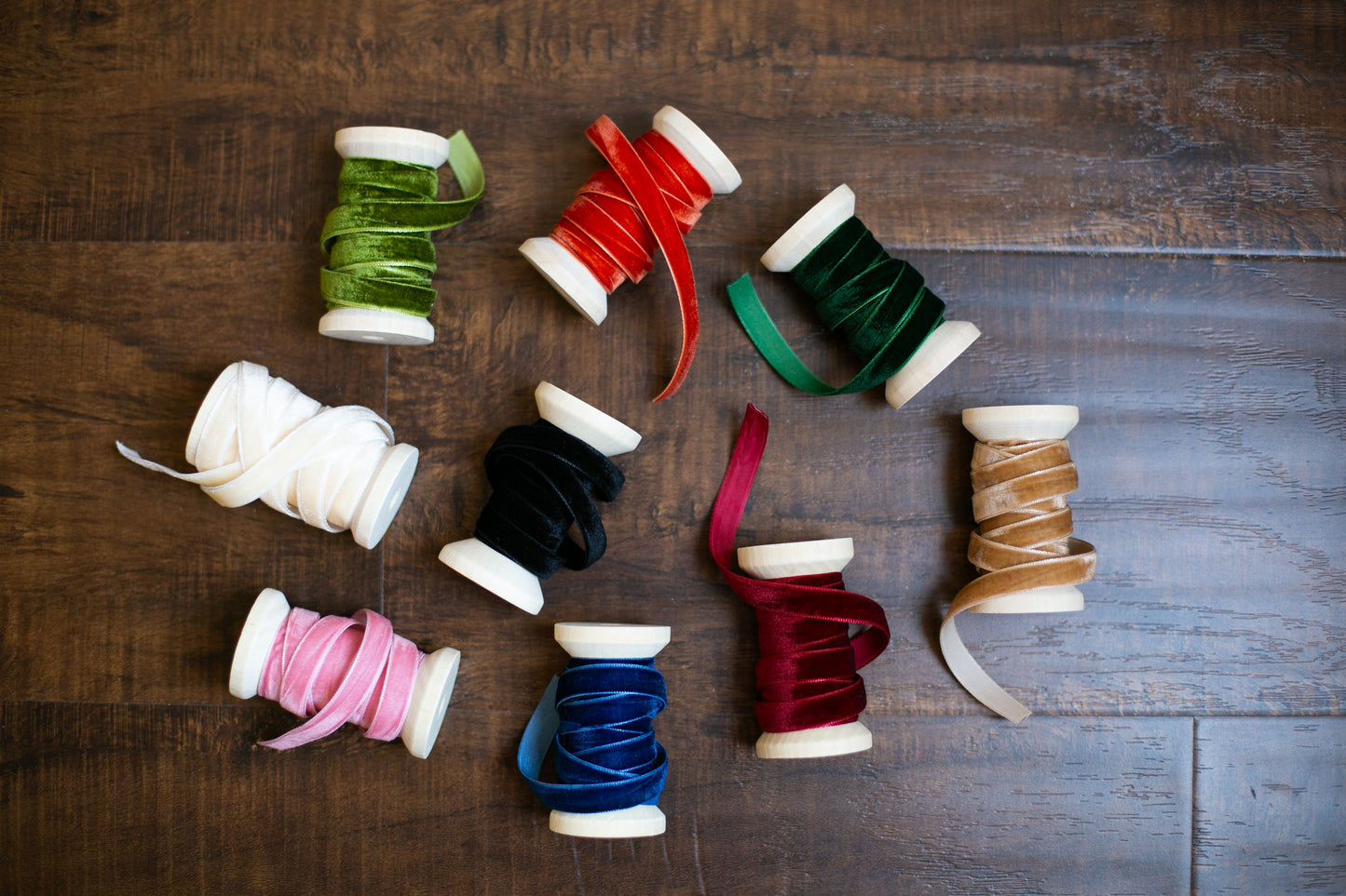 Custom Handmade Velvet Ribbon Bookmark – Valentine’s Day