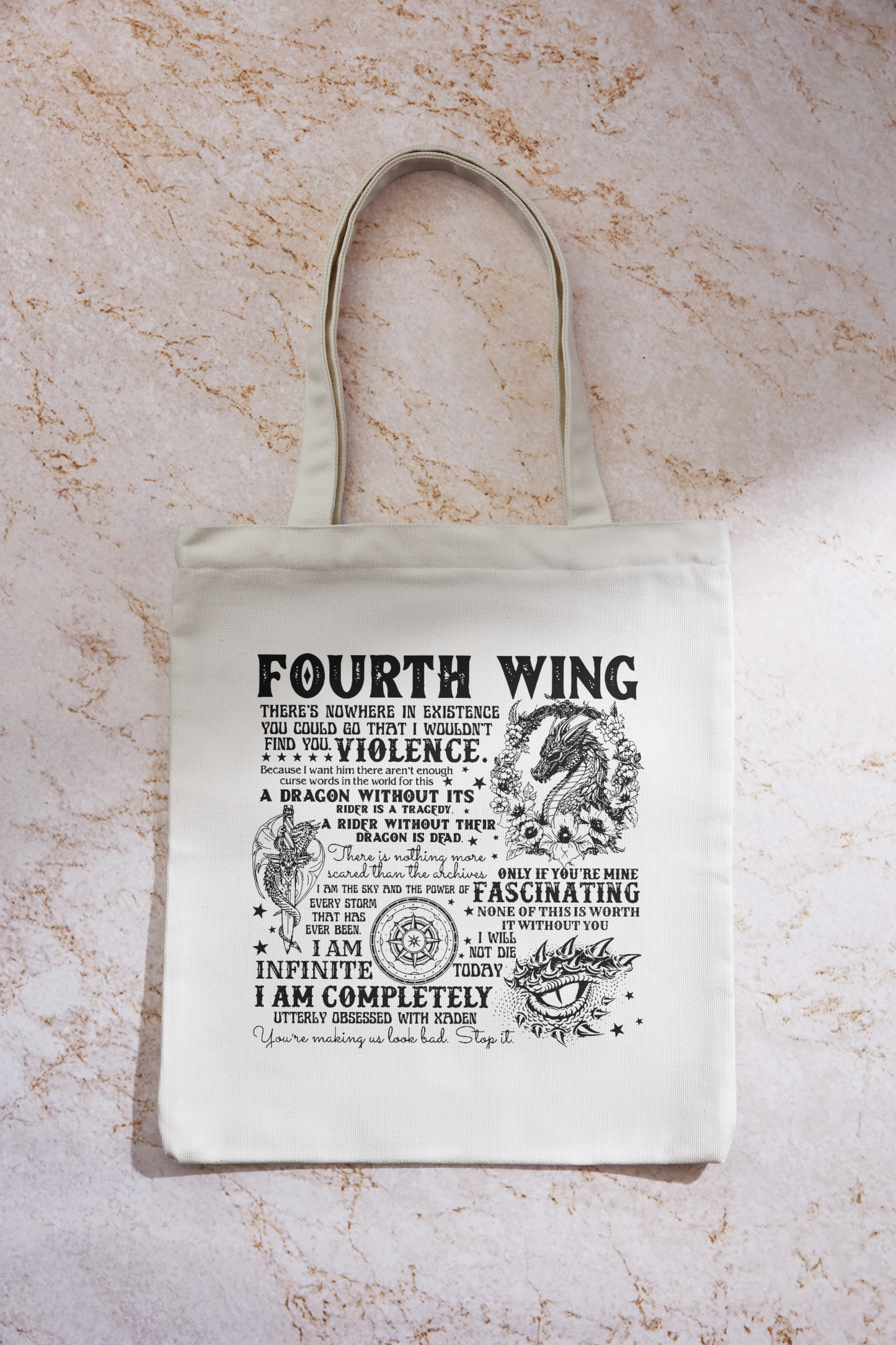 Quotes Canvas Tote
