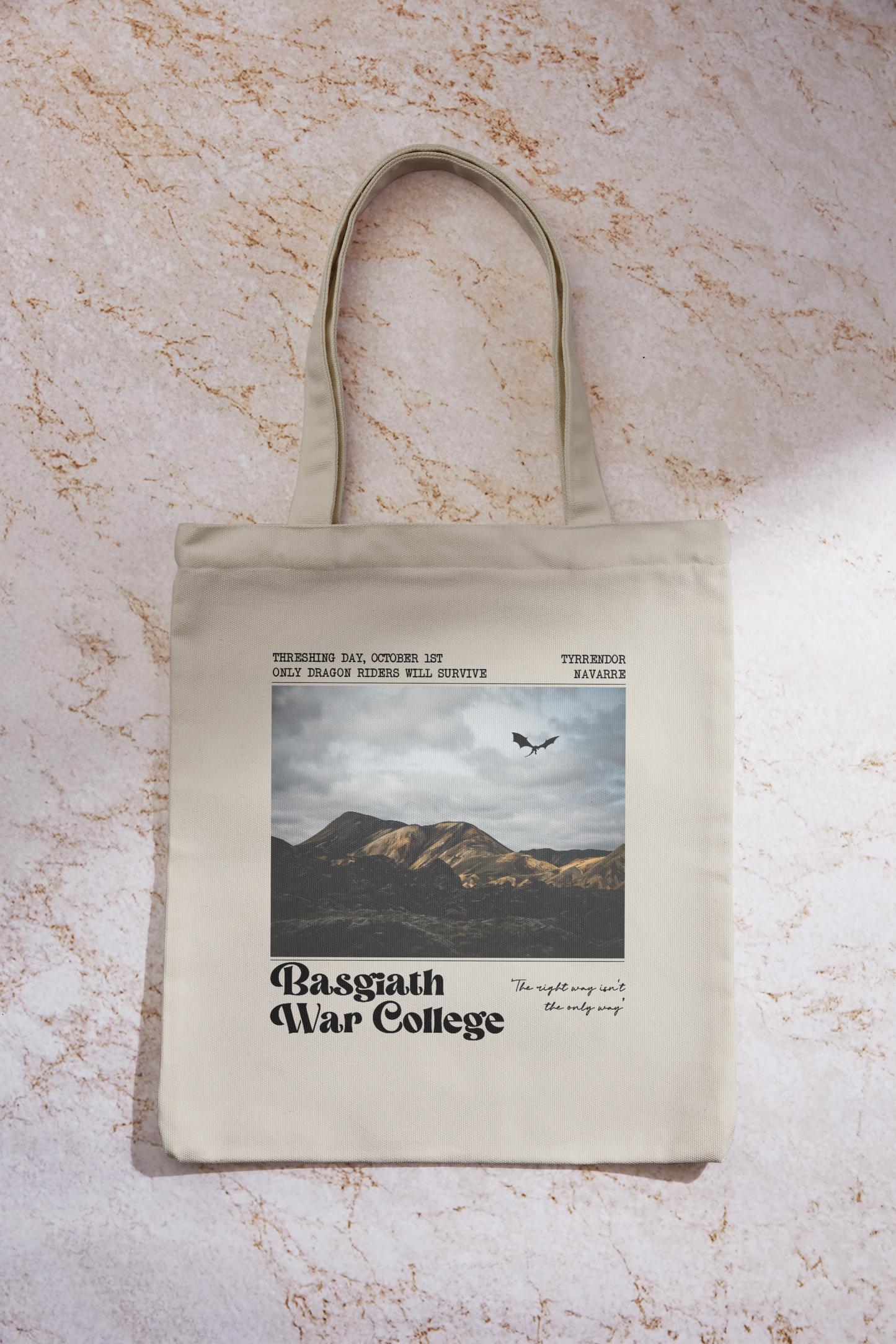 Basgiath War College Canvas Tote