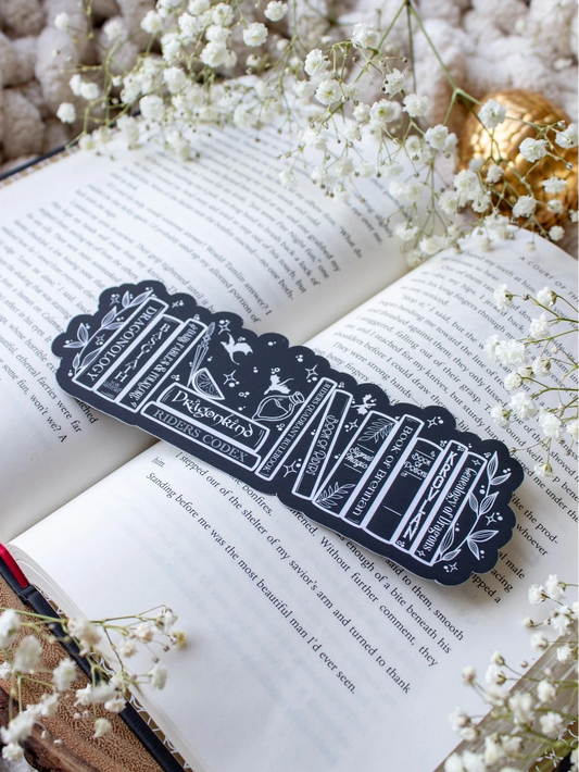 Fourth Wing Violet's Bookshelf Bookmark