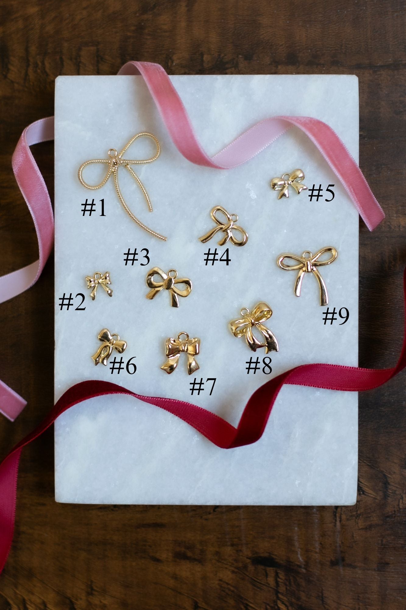 Custom Handmade Velvet Ribbon Bookmark – Valentine’s Day