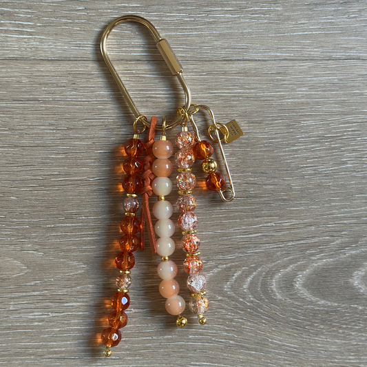 Carry Charm | Amber + Apricot