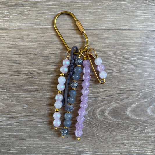 Carry Charm | Lavender + Slate
