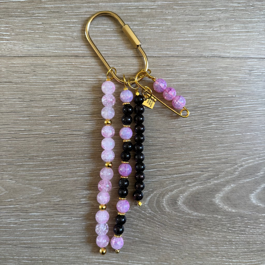 Carry Charm | Blush + Noir