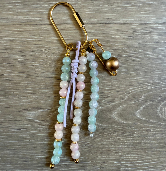 Carry Charm | Mint + Pearl