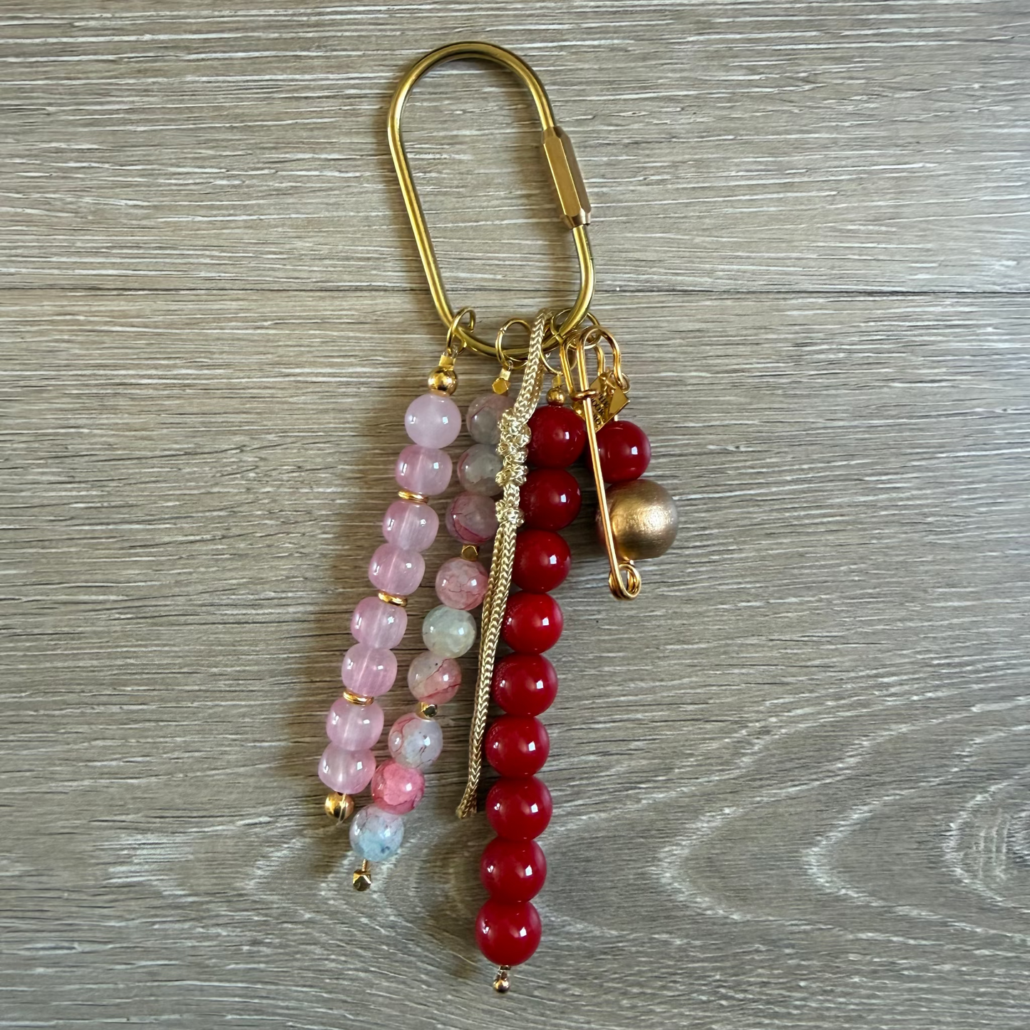 Carry Charm | Cherry + Blush
