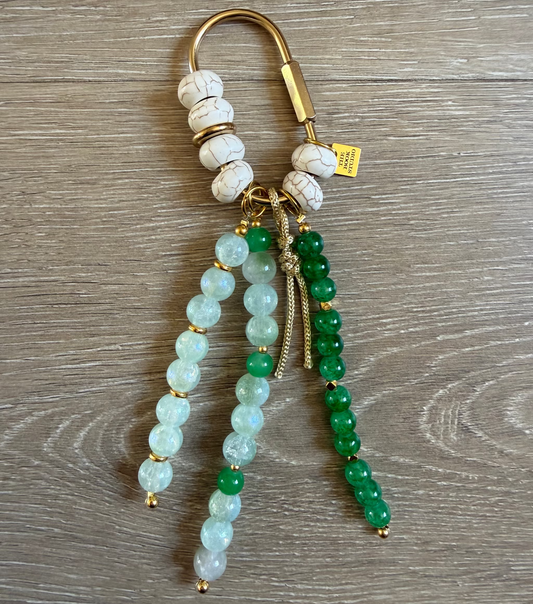 Carry Charm | Emerald + Ivory