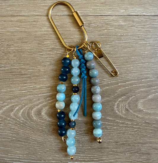 Carry Charm | Navy + Sky