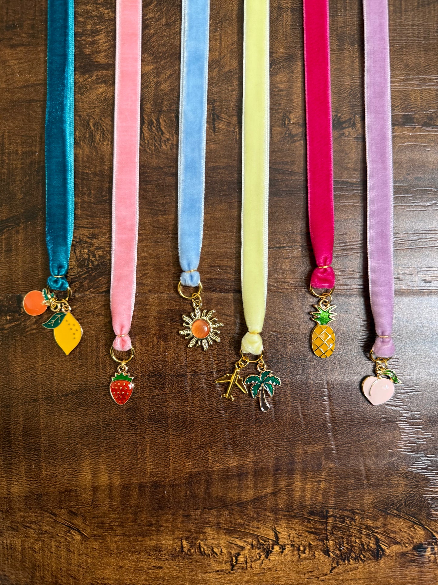 The Book Studio Velvet Bookmark | Summer