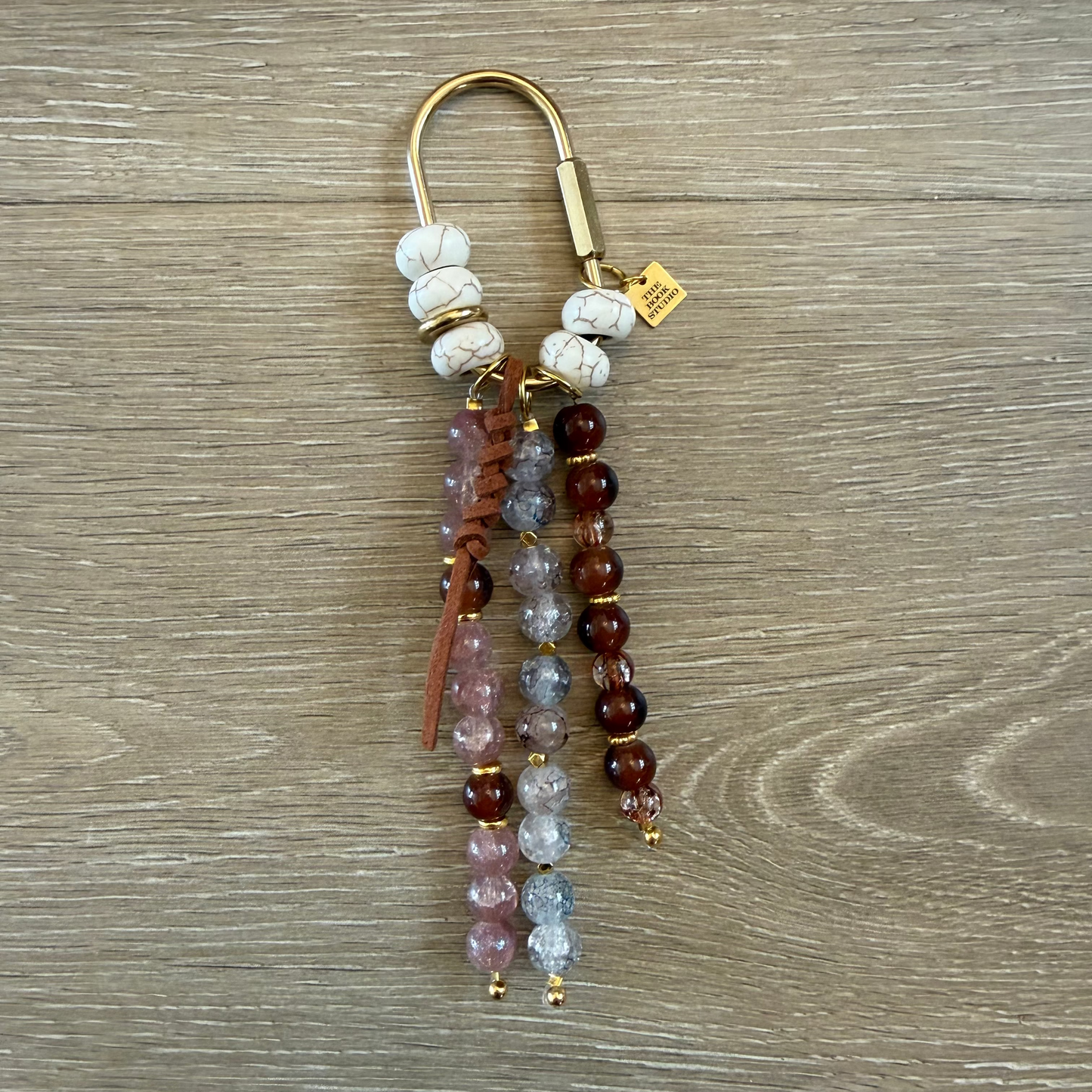 Carry Charm | Cognac + Stone