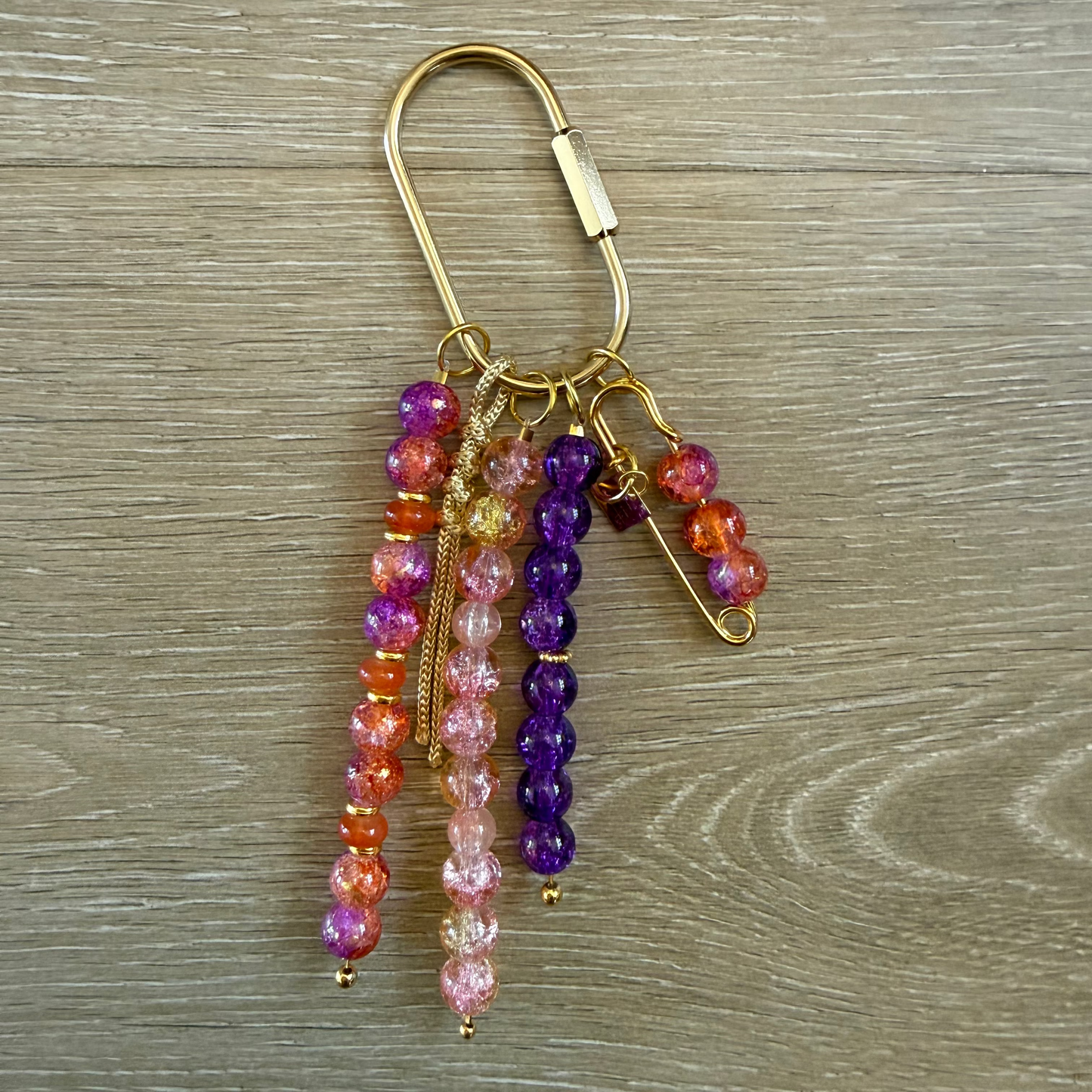 Carry Charm | Orchid + Coral