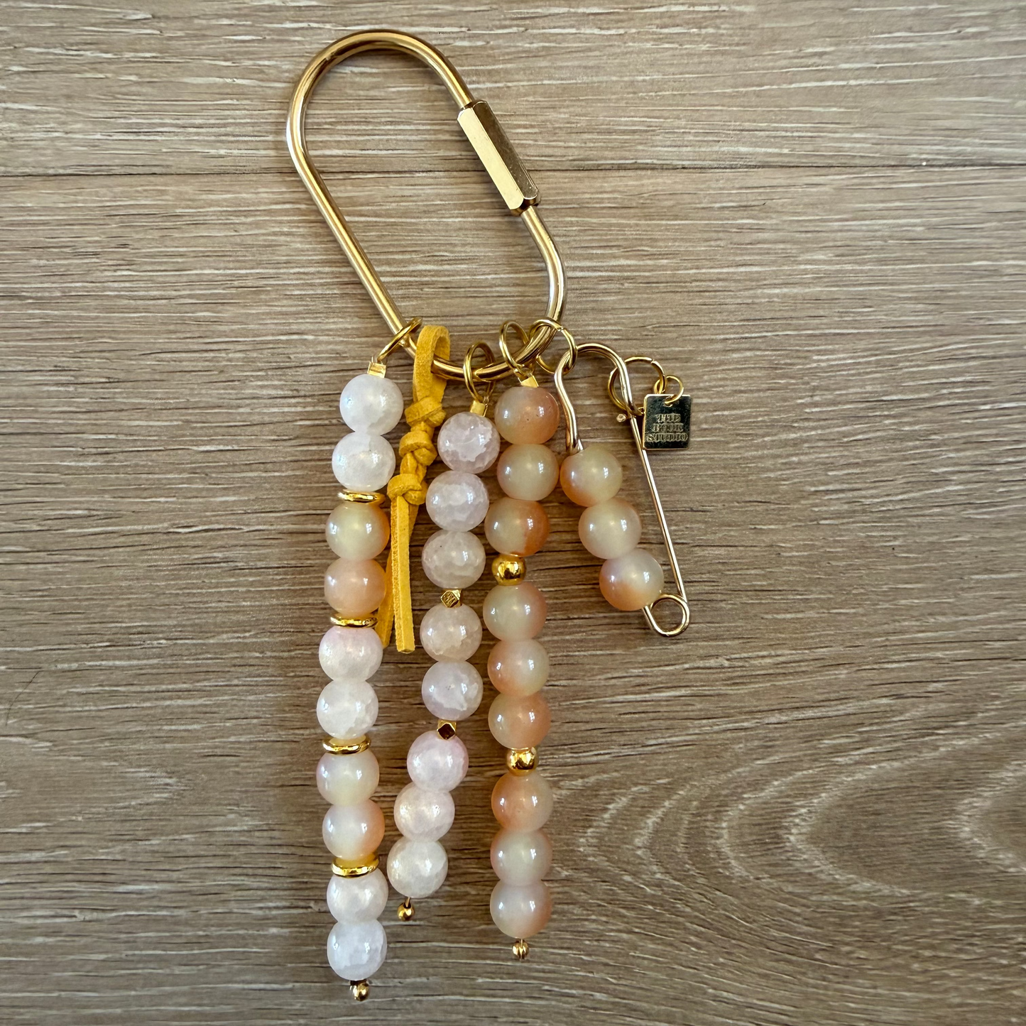 Carry Charm | Apricot + Cream