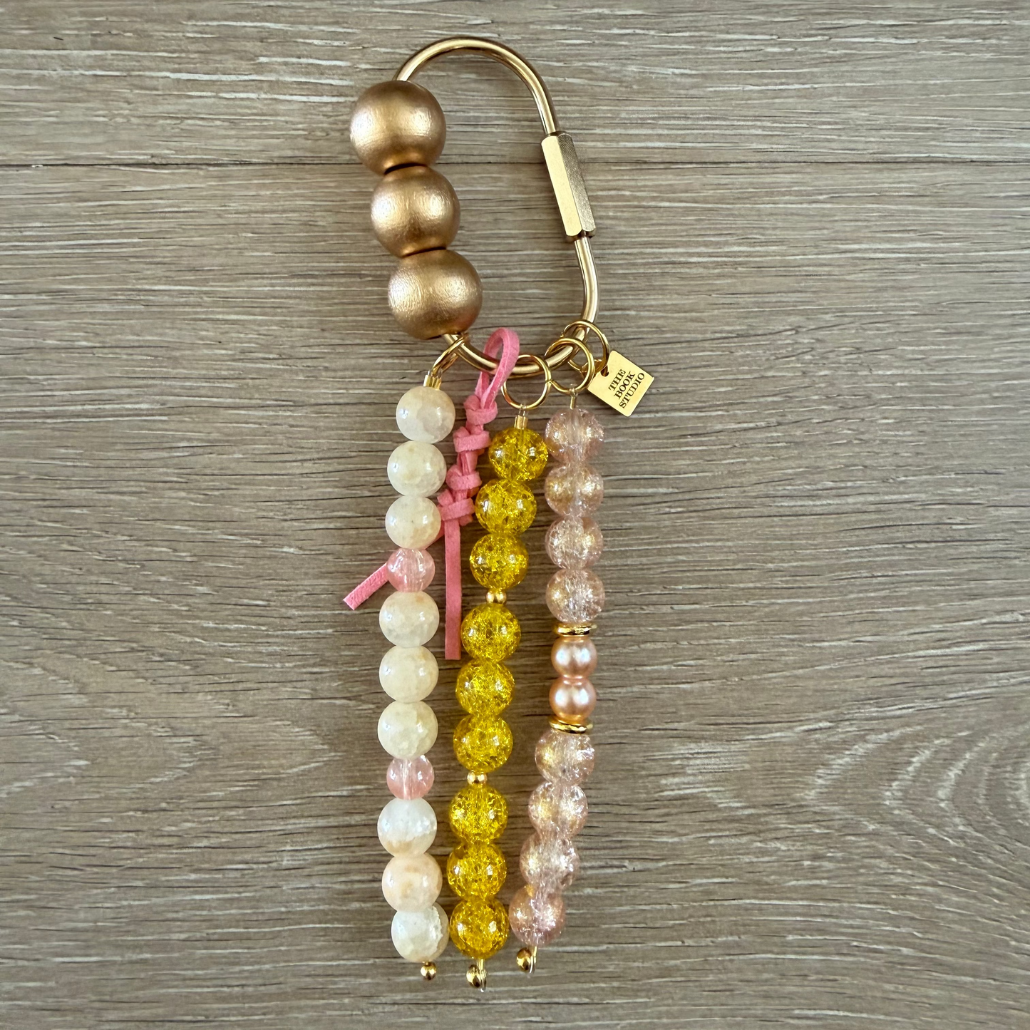 Carry Charm | Champagne + Marigold
