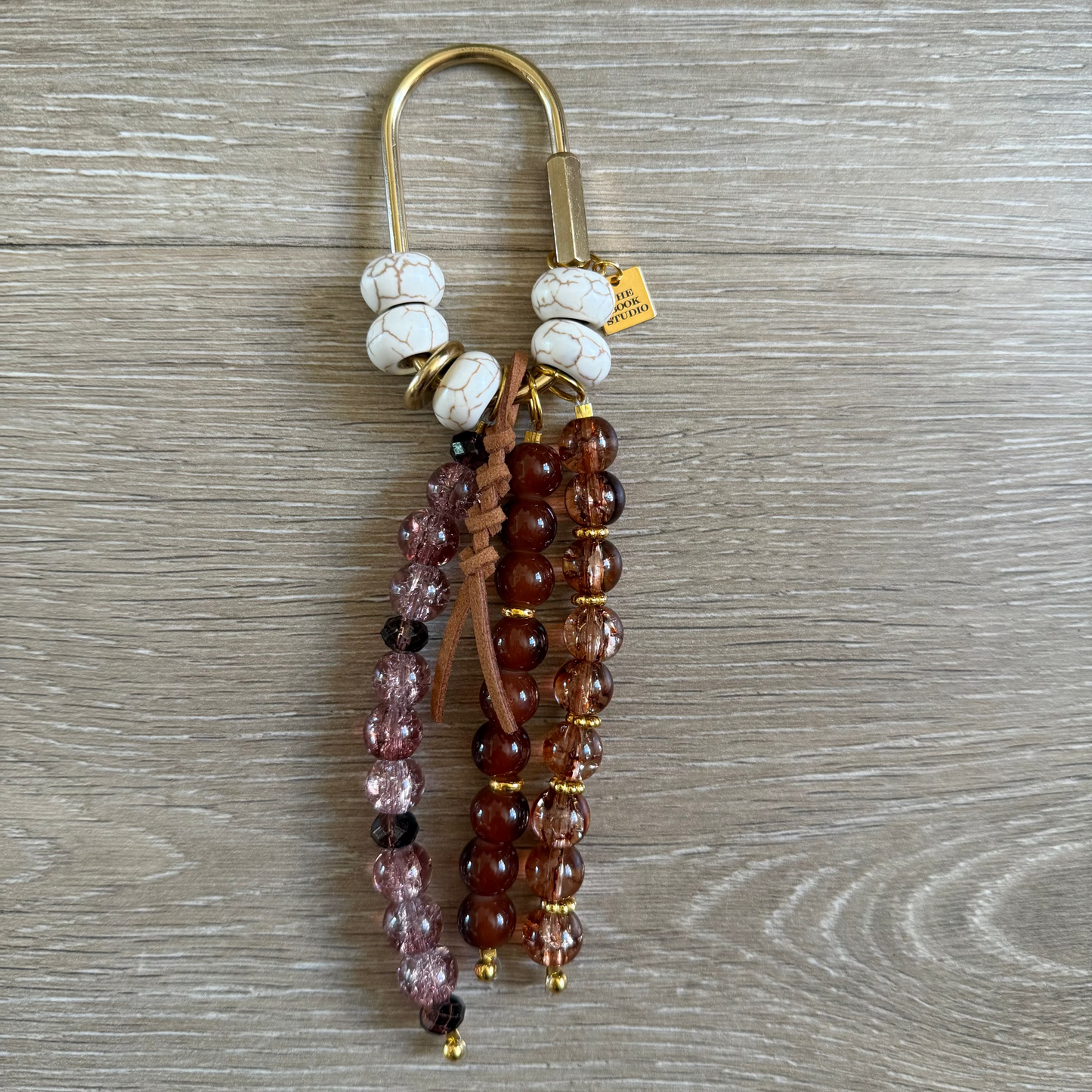 Carry Charm | Amber + Bronze