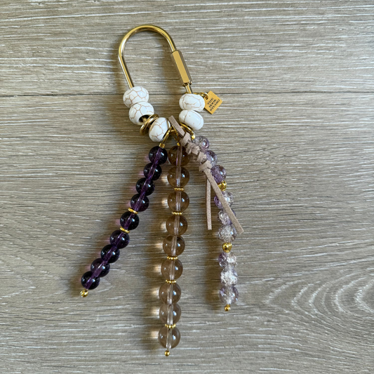 Carry Charm | Plum + Smoke