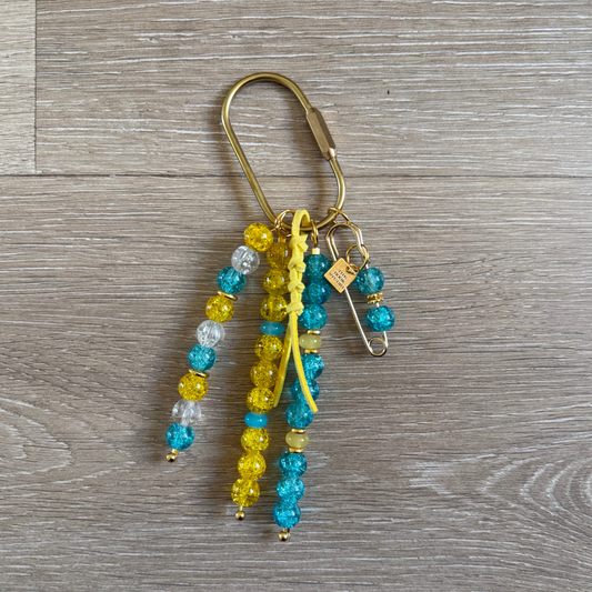 Carry Charm | Lagoon + Marigold