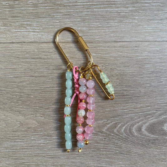 Carry Charm | Blush + Seafoam