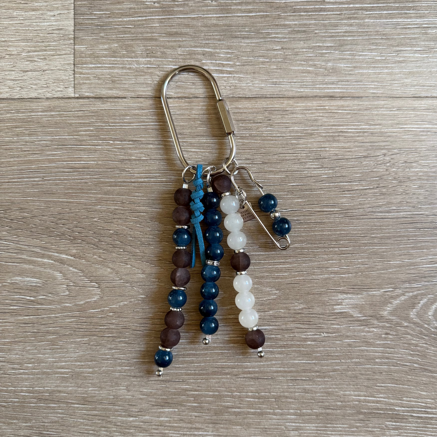 Carry Charm | Teal + Cocoa
