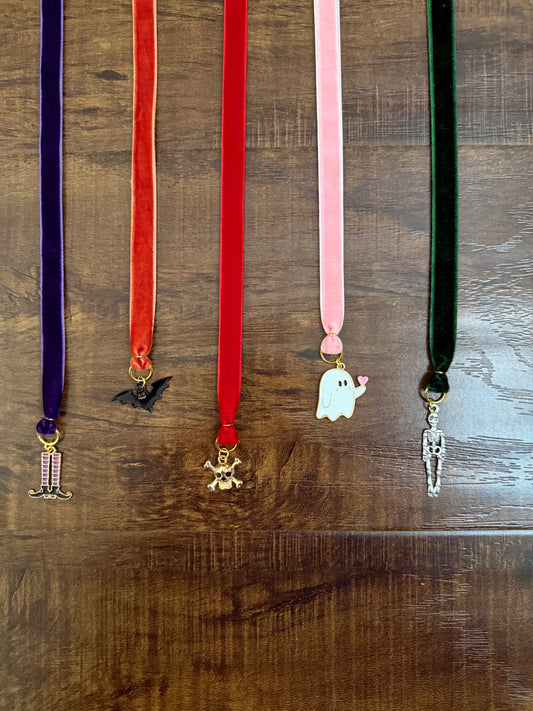 The Book Studio Velvet Bookmark | Spooky