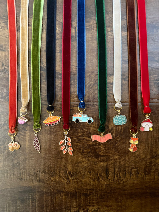 The Book Studio Velvet Bookmark | Fall